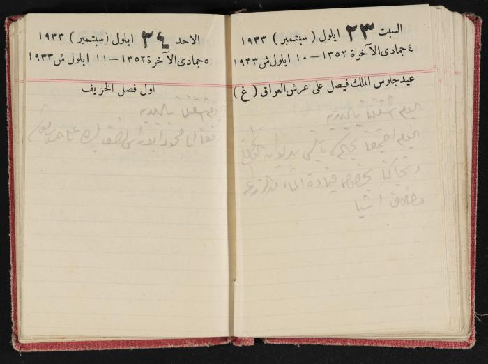 Abdel-Rahman al-Haj Ibrahim Diaries, Tulkarm, 1933
