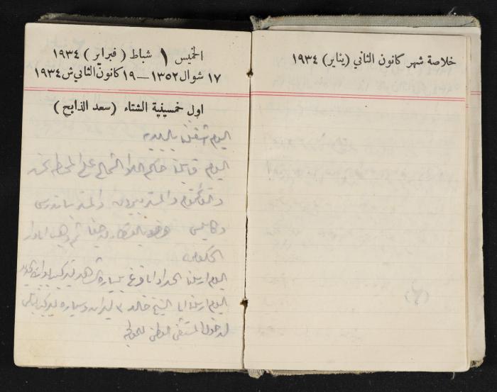 Abdel-Rahman al-Haj Ibrahim Diaries, Tulkarm, 1934