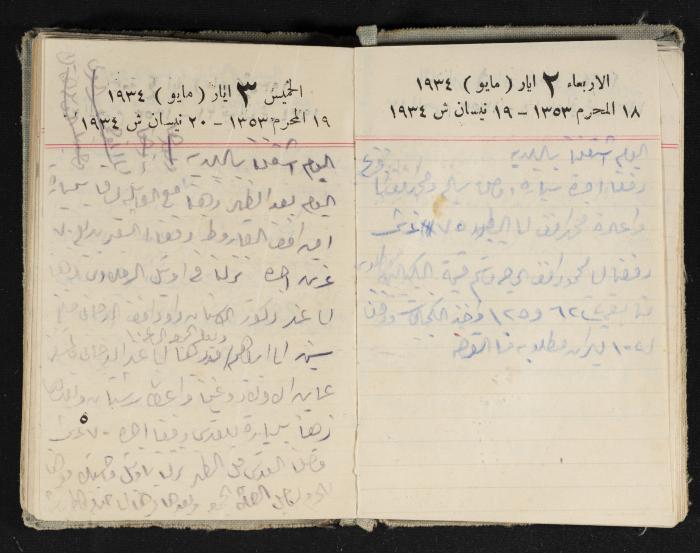 Abdel-Rahman al-Haj Ibrahim Diaries, Tulkarm, 1934