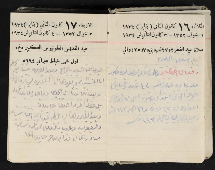 Abdel-Rahman al-Haj Ibrahim Diaries, Tulkarm, 1934