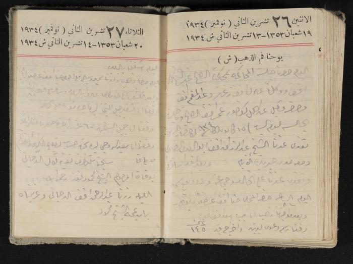 Abdel-Rahman al-Haj Ibrahim Diaries, Tulkarm, 1934