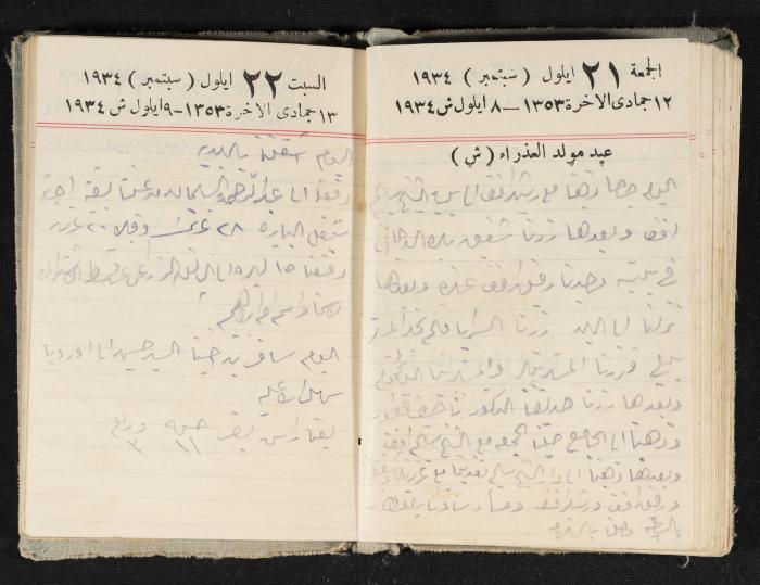Abdel-Rahman al-Haj Ibrahim Diaries, Tulkarm, 1934