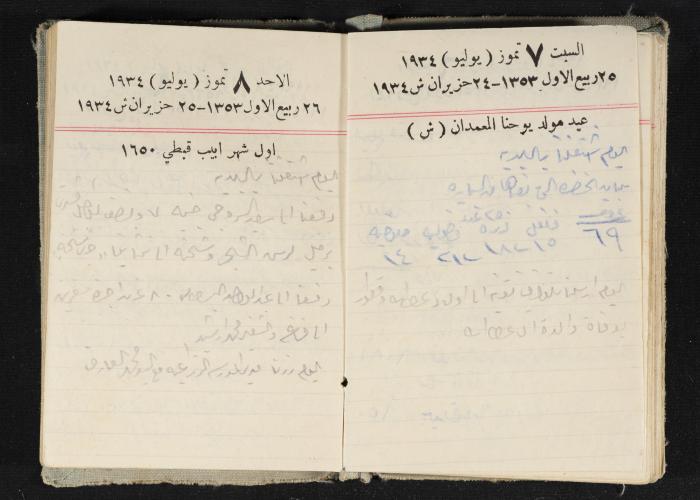 Abdel-Rahman al-Haj Ibrahim Diaries, Tulkarm, 1934