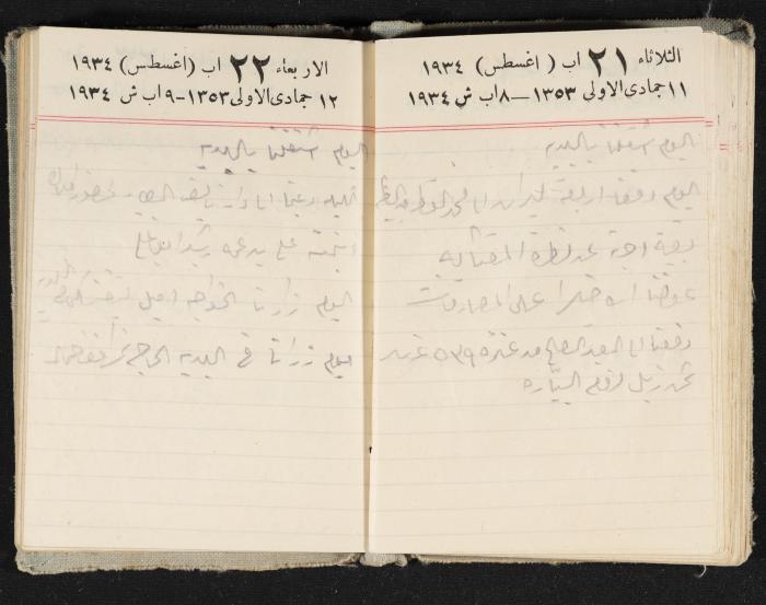 Abdel-Rahman al-Haj Ibrahim Diaries, Tulkarm, 1934