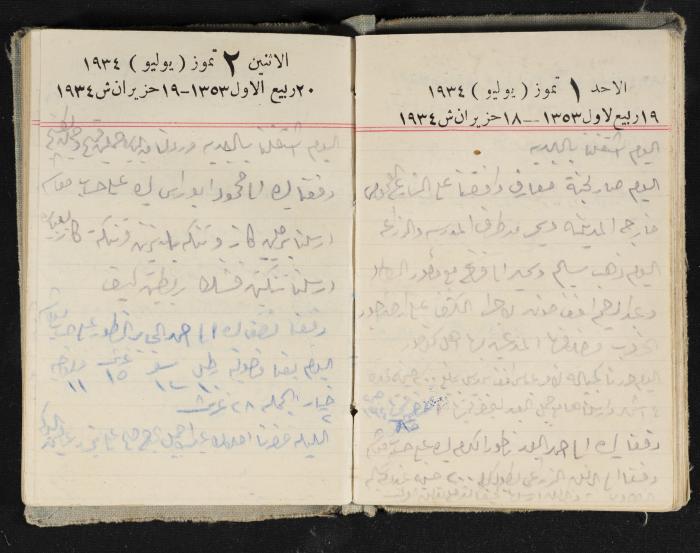 Abdel-Rahman al-Haj Ibrahim Diaries, Tulkarm, 1934