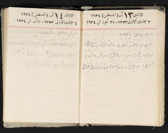 Abdel-Rahman al-Haj Ibrahim Diaries, Tulkarm, 1934