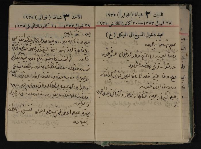 Abdel-Rahman al-Haj Ibrahim Diaries, Tulkarm, 1935