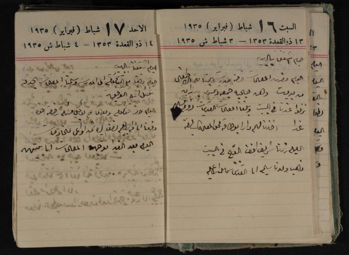 Abdel-Rahman al-Haj Ibrahim Diaries, Tulkarm, 1935
