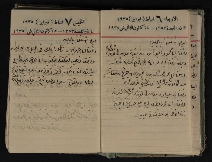 Abdel-Rahman al-Haj Ibrahim Diaries, Tulkarm, 1935