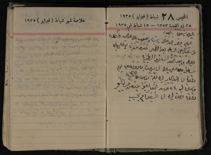 Abdel-Rahman al-Haj Ibrahim Diaries, Tulkarm, 1935