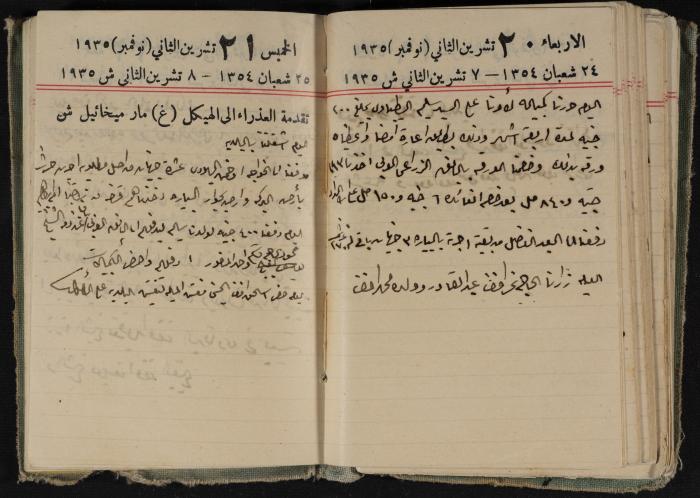 Abdel-Rahman al-Haj Ibrahim Diaries, Tulkarm, 1935