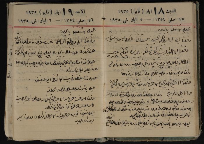 Abdel-Rahman al-Haj Ibrahim Diaries, Tulkarm, 1935
