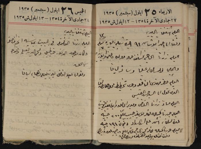 Abdel-Rahman al-Haj Ibrahim Diaries, Tulkarm, 1935
