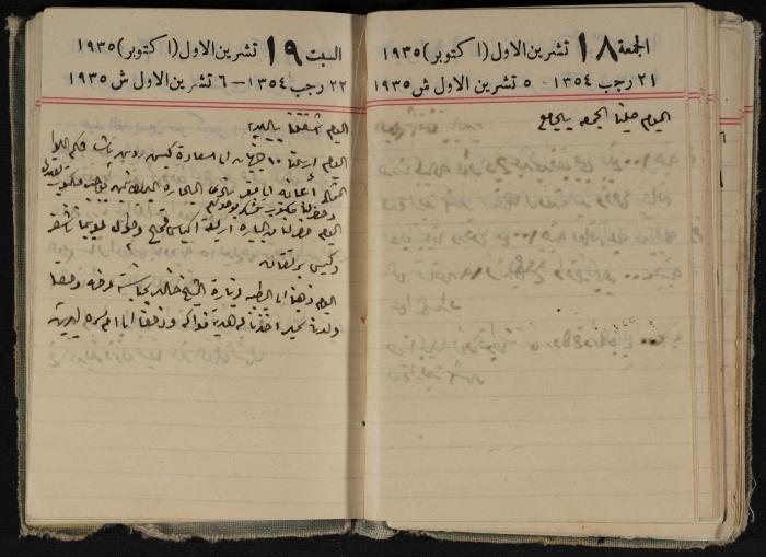 Abdel-Rahman al-Haj Ibrahim Diaries, Tulkarm, 1935