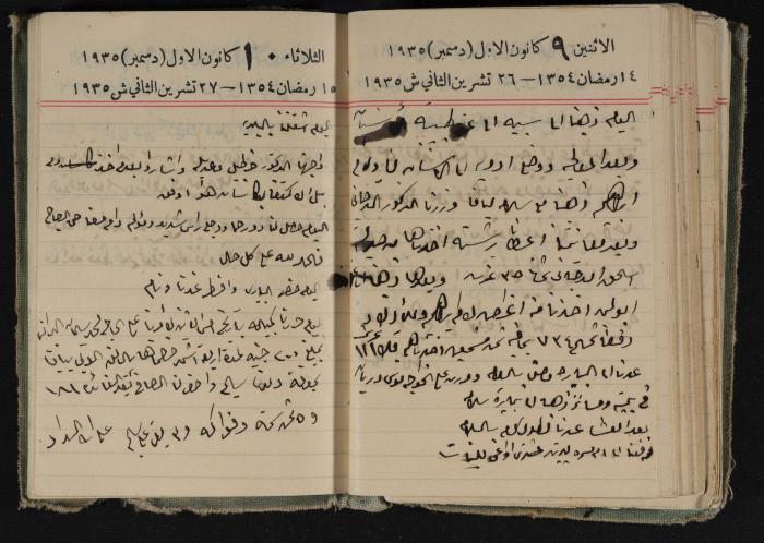 Abdel-Rahman al-Haj Ibrahim Diaries, Tulkarm, 1935