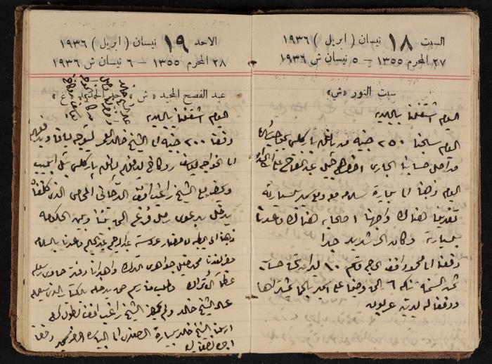 مذكرات عبدالرحمن الحاج إبراهيم، طولكرم، 1936