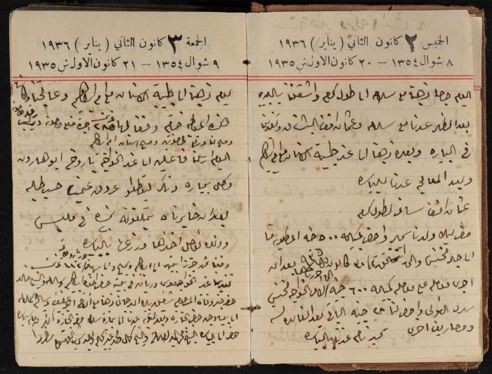 مذكرات عبدالرحمن الحاج إبراهيم، طولكرم، 1936