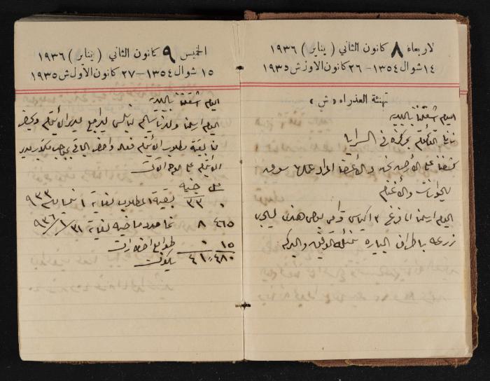 مذكرات عبدالرحمن الحاج إبراهيم، طولكرم، 1936