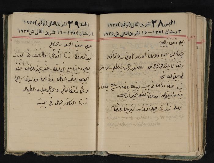 Abdel-Rahman al-Haj Ibrahim Diaries, Tulkarm, 1935