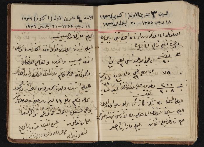 مذكرات عبدالرحمن الحاج إبراهيم، طولكرم، 1936
