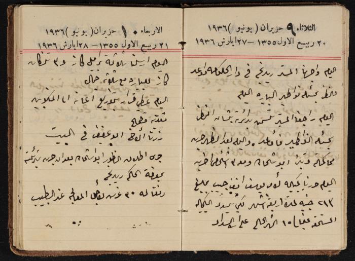 مذكرات عبدالرحمن الحاج إبراهيم، طولكرم، 1936