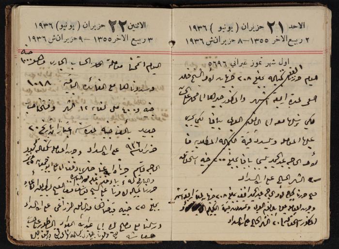 مذكرات عبدالرحمن الحاج إبراهيم، طولكرم، 1936