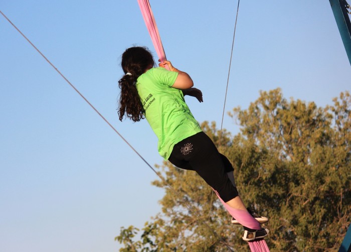 A Glimpse of the Palestinian Circus School's Show During the Birzeit Heritage Week