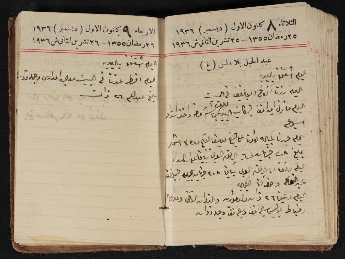 مذكرات عبدالرحمن الحاج إبراهيم، طولكرم، 1936