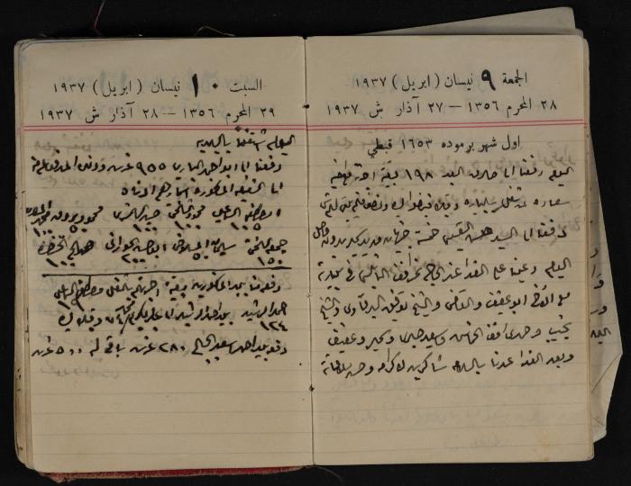 مذكرات عبد الرحمن الحاج إبراهيم، طولكرم، 1937