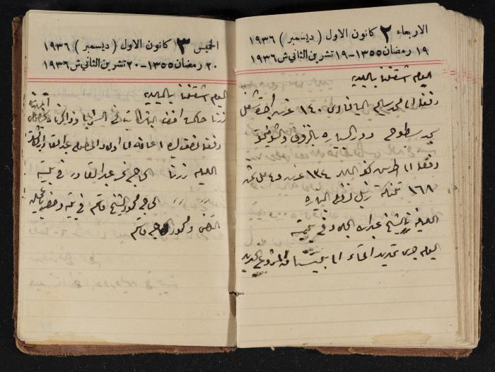 مذكرات عبدالرحمن الحاج إبراهيم، طولكرم، 1936