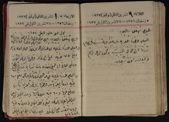 مذكرات عبد الرحمن الحاج إبراهيم، طولكرم، 1937