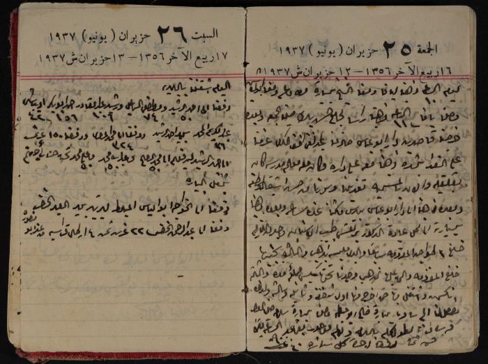 مذكرات عبد الرحمن الحاج إبراهيم، طولكرم، 1937