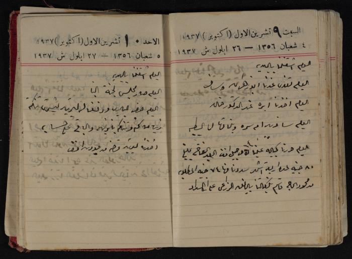 مذكرات عبد الرحمن الحاج إبراهيم، طولكرم، 1937