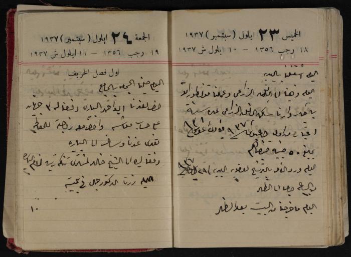 مذكرات عبد الرحمن الحاج إبراهيم، طولكرم، 1937