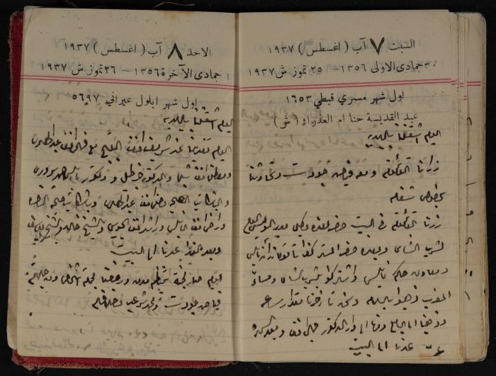 مذكرات عبد الرحمن الحاج إبراهيم، طولكرم، 1937