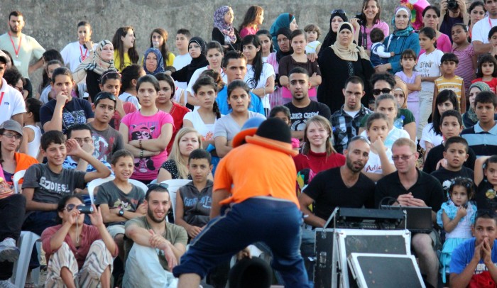 A Glimpse of the Palestinian Circus School's Show During the Birzeit Heritage Week