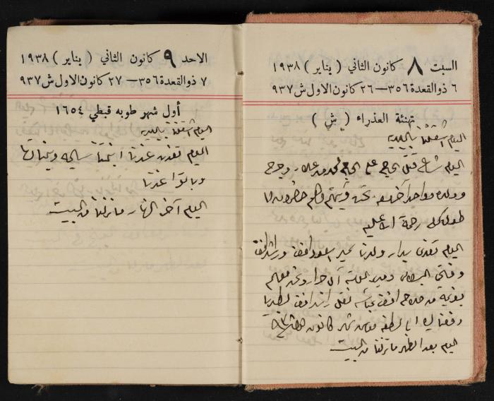 Abdel-Rahman al-Haj Ibrahim Diaries, Tulkarm, 1938