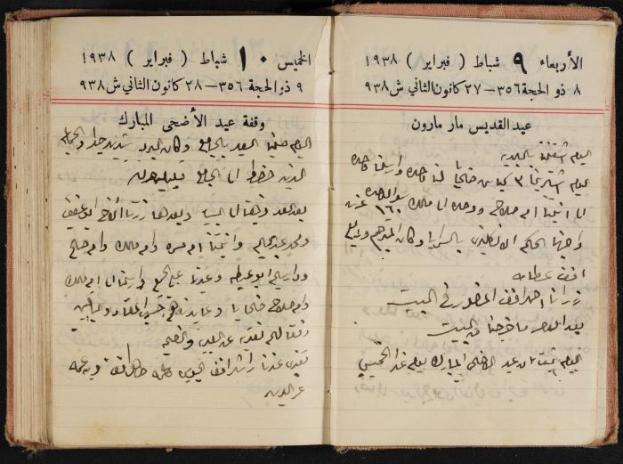 Abdel-Rahman al-Haj Ibrahim Diaries, Tulkarm, 1938