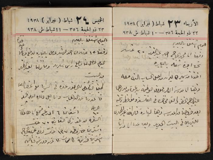Abdel-Rahman al-Haj Ibrahim Diaries, Tulkarm, 1938