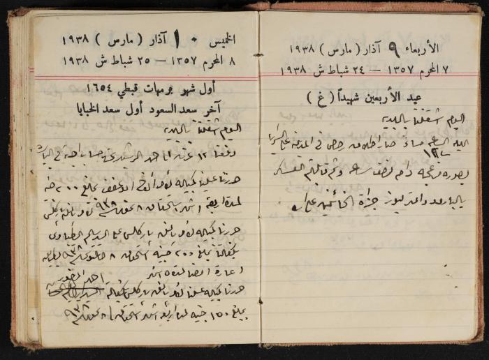 Abdel-Rahman al-Haj Ibrahim Diaries, Tulkarm, 1938