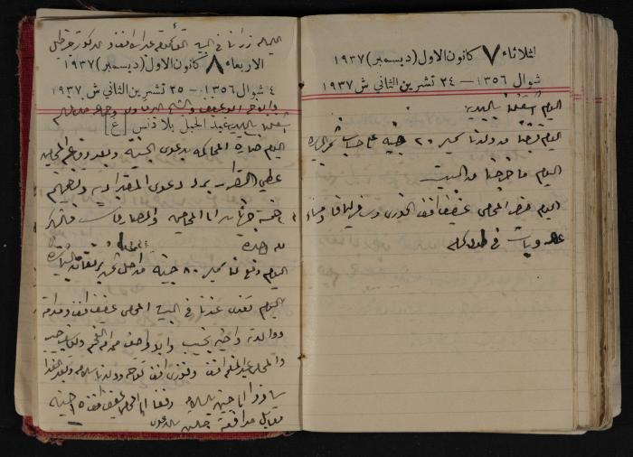 مذكرات عبد الرحمن الحاج إبراهيم، طولكرم، 1937