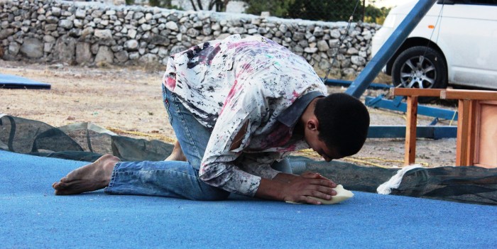 A Glimpse of the Palestinian Circus School's Show During the Birzeit Heritage Week