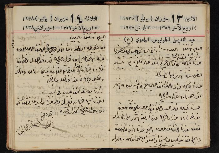 Abdel-Rahman al-Haj Ibrahim Diaries, Tulkarm, 1938