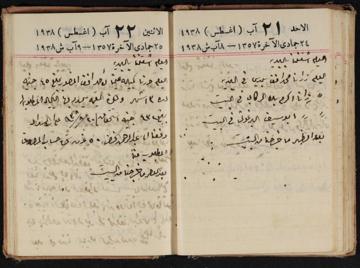 Abdel-Rahman al-Haj Ibrahim Diaries, Tulkarm, 1938