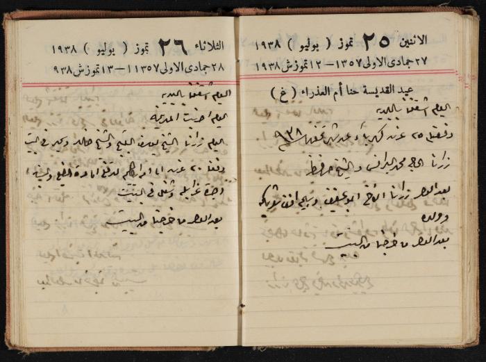 Abdel-Rahman al-Haj Ibrahim Diaries, Tulkarm, 1938