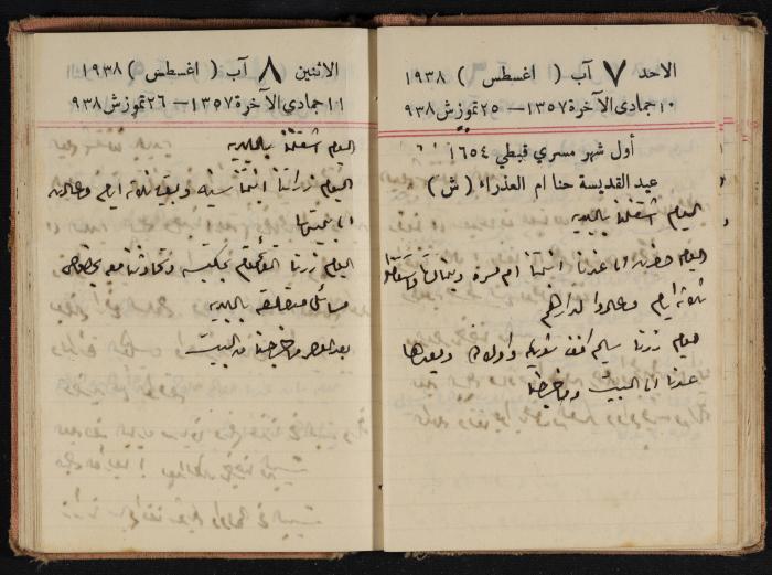 Abdel-Rahman al-Haj Ibrahim Diaries, Tulkarm, 1938
