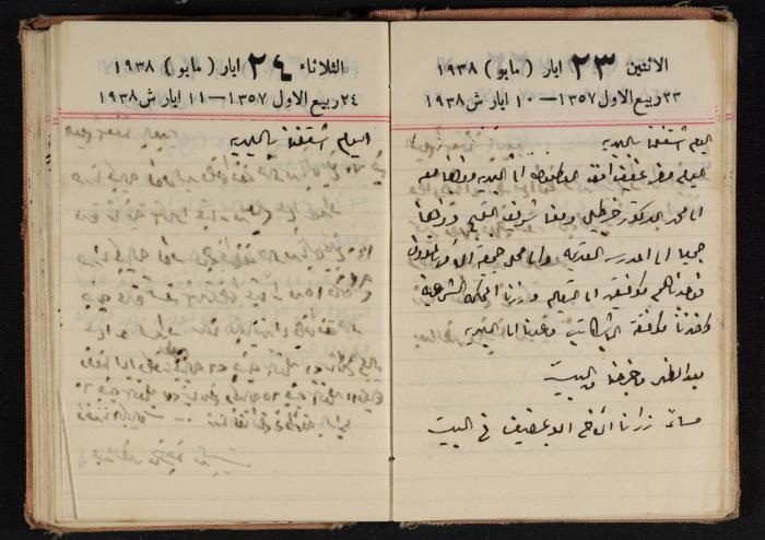 Abdel-Rahman al-Haj Ibrahim Diaries, Tulkarm, 1938