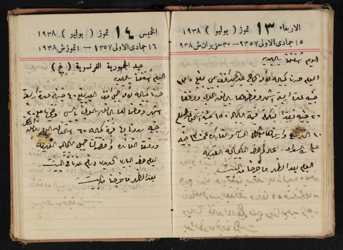 Abdel-Rahman al-Haj Ibrahim Diaries, Tulkarm, 1938
