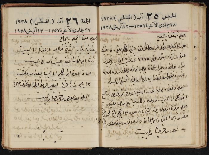 Abdel-Rahman al-Haj Ibrahim Diaries, Tulkarm, 1938