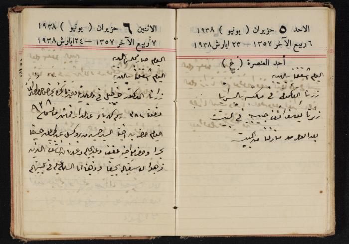 Abdel-Rahman al-Haj Ibrahim Diaries, Tulkarm, 1938